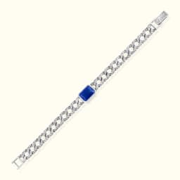 Cobalt Blue Silver Bracelet
