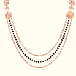 Layered Silver Mangalsutra
