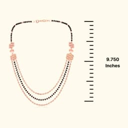 Layered Silver Mangalsutra