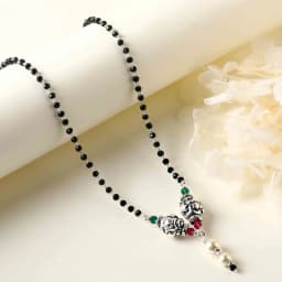 Minimalistic Oxidised Mangalsutra