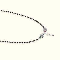 Minimalistic Oxidised Mangalsutra