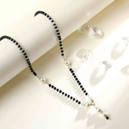 Moonlit Silver Mangalsutra