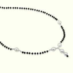 Moonlit Silver Mangalsutra