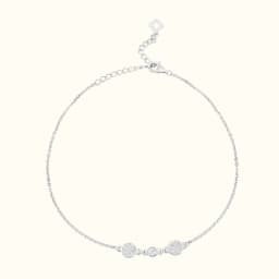 Circle of Hope Silver Anklet