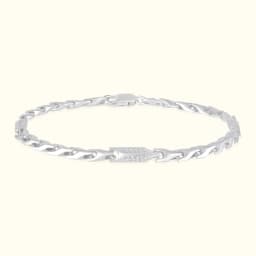 Aurex Silver Men Bracelet