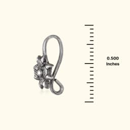 Silver Fleur Crest Press Nath
