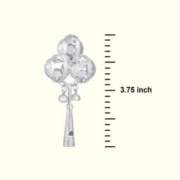 Silver Sparkle Baby Rattle