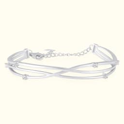 Regal Silver Kada-Bracelet