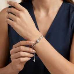 Astra Silver Kada-Bracelet