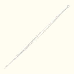 Silver Moti Bracelet