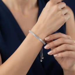 Luxe Double Silver Bracelet