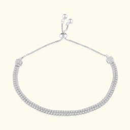 Luxe Double Silver Bracelet