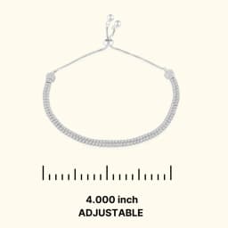 Luxe Double Silver Bracelet