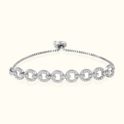 Moonbeam Silver Adjustable Bracelet