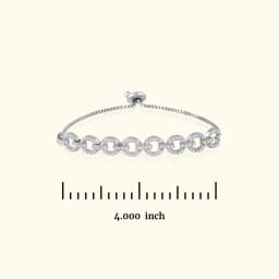 Moonbeam Silver Adjustable Bracelet
