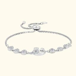 Diamond Dreams Silver Chain Bracelet