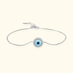 Evil Eye Silver Bracelet