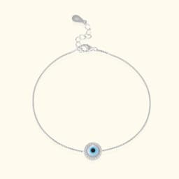 Evil Eye Silver Bracelet
