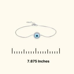 Evil Eye Silver Bracelet