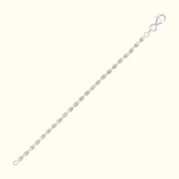 Timeless Silver Twist Link Bracelet