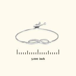 Baby Infinity Silver Bond Bracelet