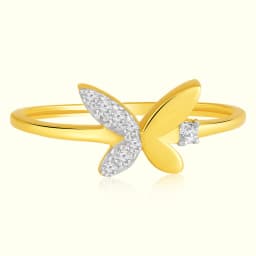 9CT Gold Butterfly Ring