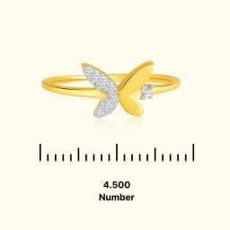 9CT Gold Butterfly Ring