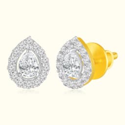 9CT Gold Pear Studs