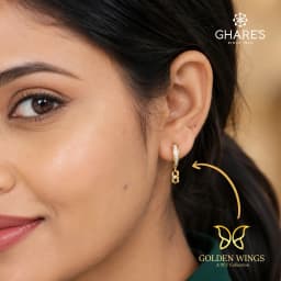 9CT Gold Diamond Drop Earrings