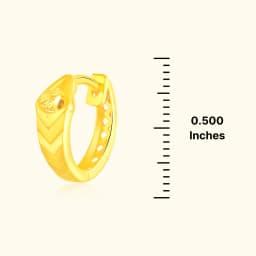 9CT Gold Chunky Bali