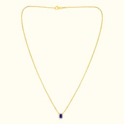 9CT Gold Sapphire Chain