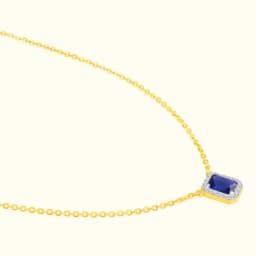 9CT Gold Sapphire Chain