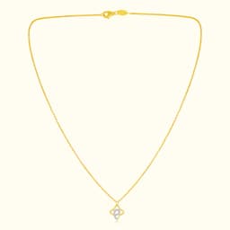9CT Gold Quatrefoil Chain