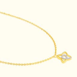 9CT Gold Quatrefoil Chain