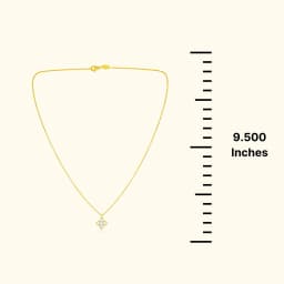 9CT Gold Quatrefoil Chain