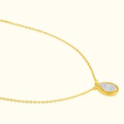 9CT Gold Teardrop Chain Necklace