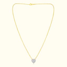 9CT Gold Heart Pendant Chain
