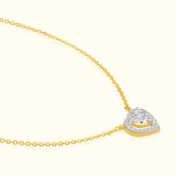 9CT Gold Heart Pendant Chain