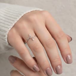 The Heartbeat Silver Ring