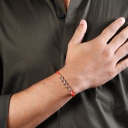 Silver Rudraksha Rakhi