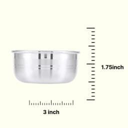 Pure Silver Kelipatra Wati Glass Pooja Set