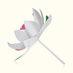 Elegant Silver Pink Flower