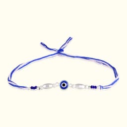 Evil Eye Silver Rakhi
