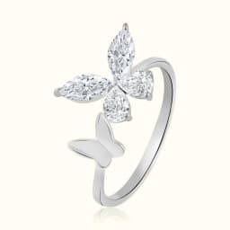 Butterfly Silver Ring