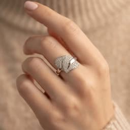 Flora Silver Spark Ring