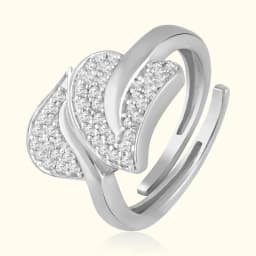 Flora Silver Spark Ring