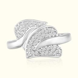 Flora Silver Spark Ring