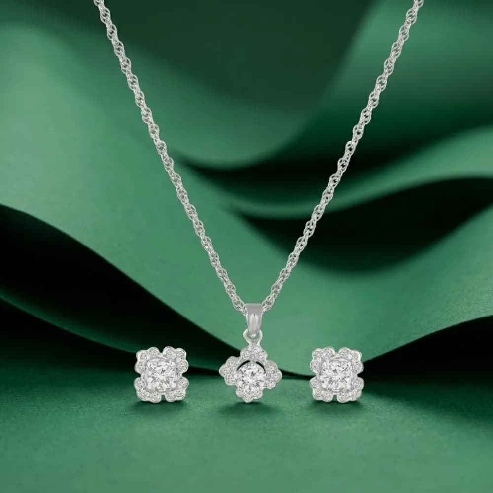 Prima Silver Necklace Set