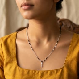 Ira Silver Mangalsutra