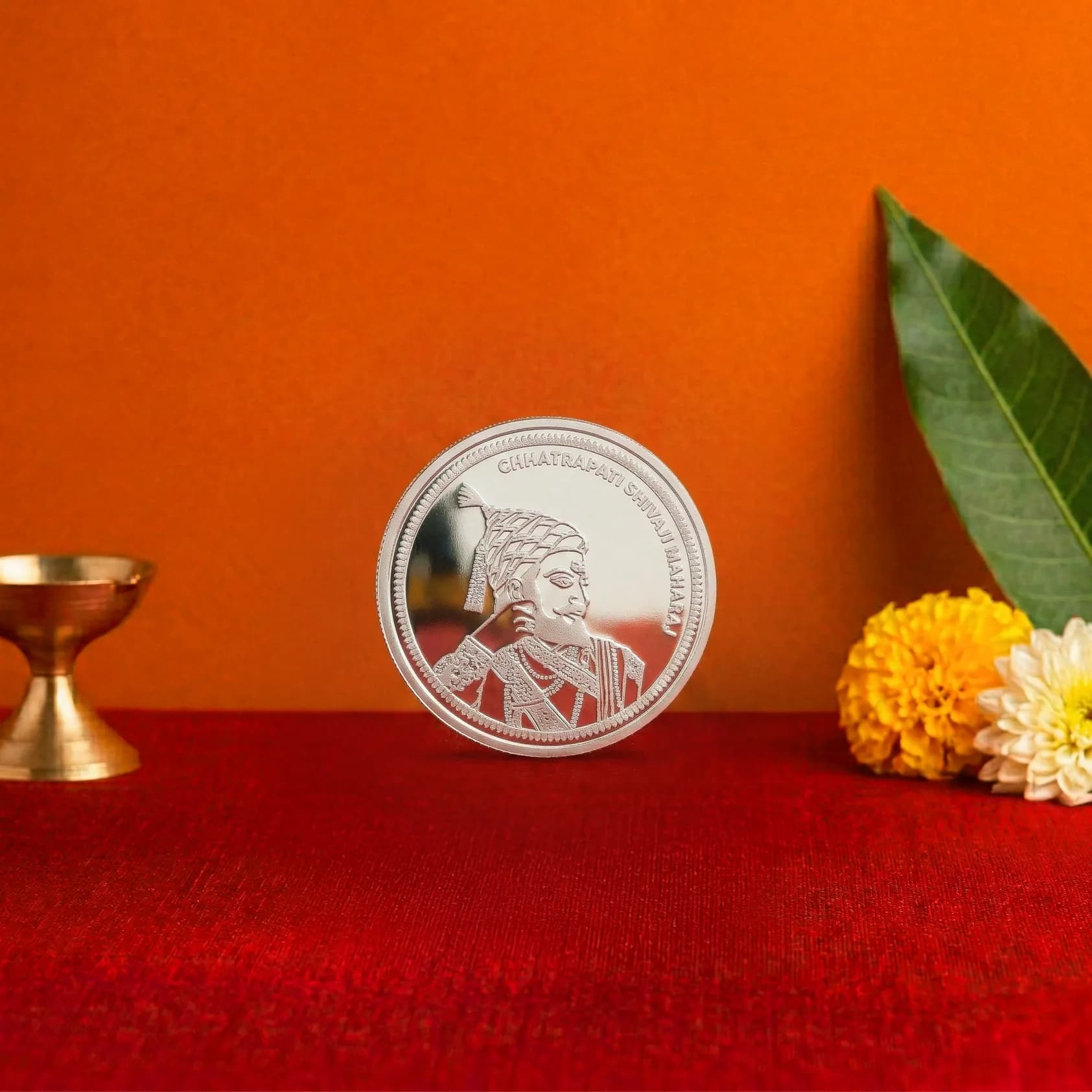 10 Gram Shri Chhatrapati Shivaji Maharaj Silver Coin